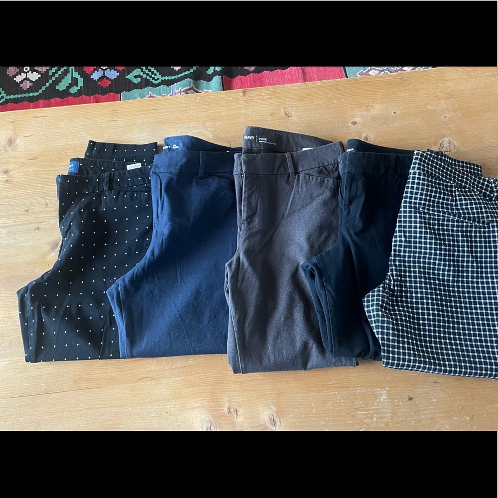 Lot of 5 Old Navy Pixie Pants, size 14